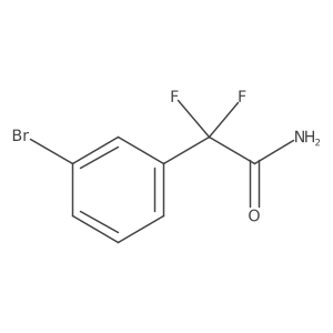 2-(3-Bromophenyl)-2,2-difluoroacetamide结构式