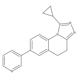 1-Cyclopropyl-7-pyridin-3-yl-4,5-dihydro-[1,2,4]triazolo[4,3-a]quinoline Structure