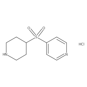 4-(Piperidin-4-ylsulfonyl)pyridine hydrochloride结构式