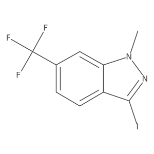 3-iodo-1-methyl-6-(trifluoromethyl)-1H-indazole Structure