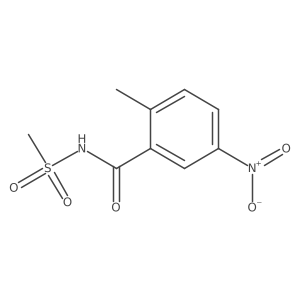 2-Methyl-1-(methylsulphonylaminocarbonyl)-5-nitrobenzene Structure