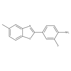 2-Fluoro-4-(5-methyl-1,3-benzoxazol-2-yl)aniline Structure