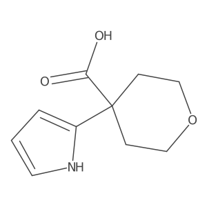 4-(1H-pyrrol-2-yl)oxane-4-carboxylic acid Structure