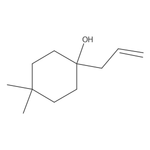 4,4-Dimethyl-1-(prop-2-en-1-yl)cyclohexan-1-ol Structure
