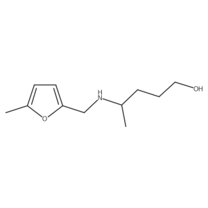 4-{[(5-Methylfuran-2-yl)methyl]amino}pentan-1-ol Structure