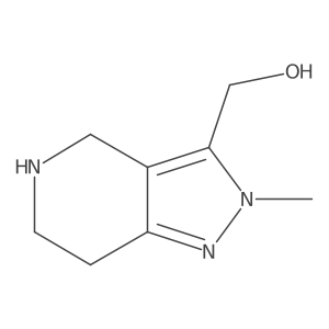 (2-methyl-4,5,6,7-tetrahydro-2H-pyrazolo[4,3-c]pyridin-3-yl)methanol Structure