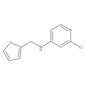2-chloro-N-(furan-2-ylmethyl)pyridin-4-amine Structure