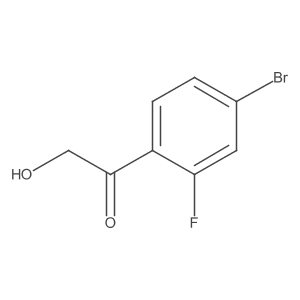 4'-Bromo-2'-fluoro-2-hydroxyacetophenone Structure
