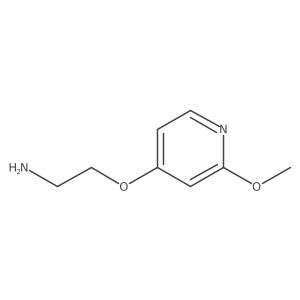 2-[(2-Methoxypyridin-4-yl)oxy]ethan-1-amine Structure