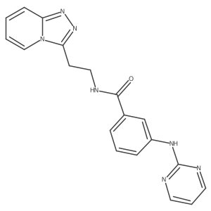 3-(pyrimidin-2-ylamino)-N-[2-([1,2,4]triazolo[4,3-a]pyridin-3-yl)ethyl]benzamide Structure