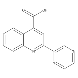 2-Pyrazin-2-ylquinoline-4-carboxylic acid Structure