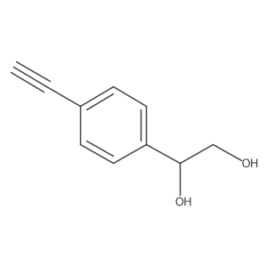 1-(4-Ethynylphenyl)ethane-1,2-diol Structure