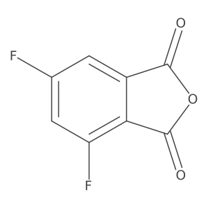 4,6-Difluoroisobenzofuran-1,3-dione Structure