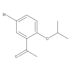 1-(5-Bromo-2-isopropoxyphenyl)ethanone Structure