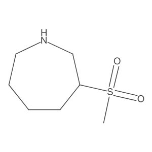 3-Methanesulfonylazepane结构式