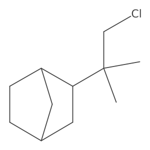 2-(1-Chloro-2-methylpropan-2-yl)bicyclo[2.2.1]heptane结构式