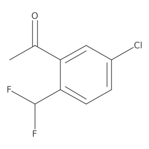 5'-Chloro-2'-(difluoromethyl)acetophenone Structure