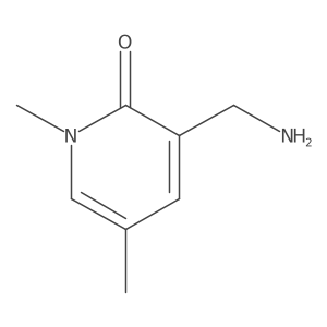 3-(Aminomethyl)-1,5-dimethylpyridin-2(1H)-one结构式