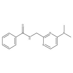N-((4-(dimethylamino)pyrimidin-2-yl)methyl)benzamide Structure