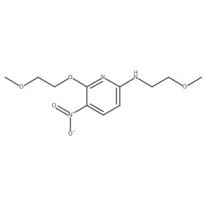 6-(2-Methoxyethoxy)-N-(2-methoxyethyl)-5-nitropyridin-2-amine Structure