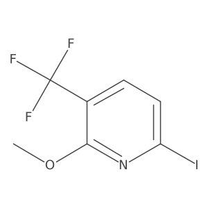 6-Iodo-2-methoxy-3-(trifluoromethyl)pyridine Structure