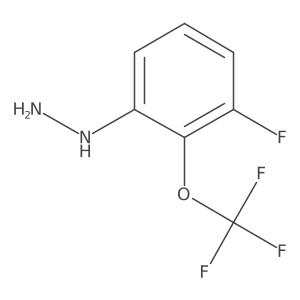1-(3-Fluoro-2-(trifluoromethoxy)phenyl)hydrazine Structure