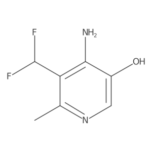 4-Amino-5-(difluoromethyl)-6-methylpyridin-3-ol Structure