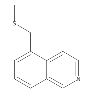 Isoquinoline, 5-[(methylthio)methyl]- Structure