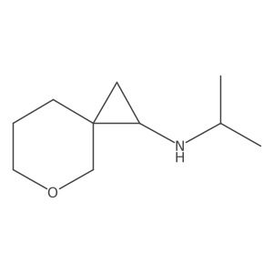N-isopropyl-5-oxaspiro[2.5]octan-1-amine Structure