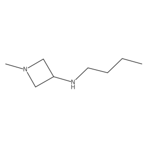 N-Butyl-1-methylazetidin-3-amine结构式