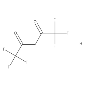 2,4-Pentanedione, 1,1,1,5,5,5-hexafluoro-, conjugate monoacid结构式