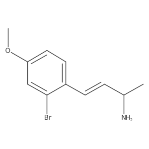 4-(2-Bromo-4-methoxyphenyl)but-3-en-2-amine Structure