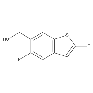 Benzo[b]thiophene-6-methanol, 2,5-difluoro-结构式