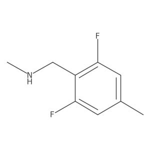 [(2,6-Difluoro-4-methylphenyl)methyl](methyl)amine Structure