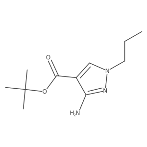 Tert-butyl 3-amino-1-propyl-1h-pyrazole-4-carboxylate Structure
