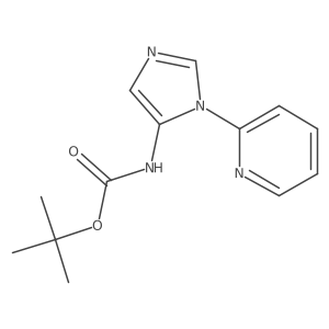 5-(Boc-amino)-1-(2-pyridyl)imidazole Structure