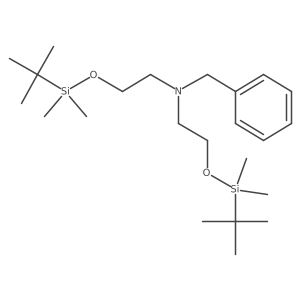 N,N-bis[2-[[(1,1-dimethylethyl)dimethylsilyl]oxy]ethyl]benzenemethanamine Structure