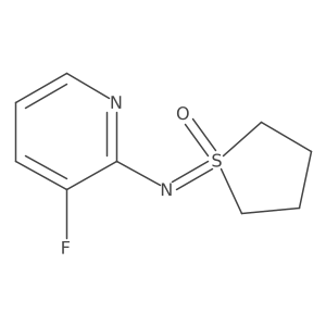 1-[(3-Fluoropyridin-2-yl)imino]-1lambda6-thiolan-1-one结构式