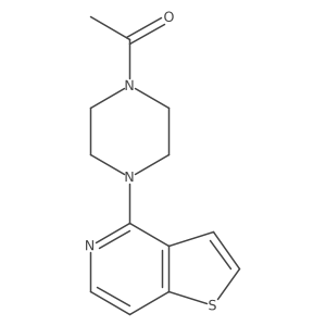 1-(4-{Thieno[3,2-c]pyridin-4-yl}piperazin-1-yl)ethan-1-one Structure