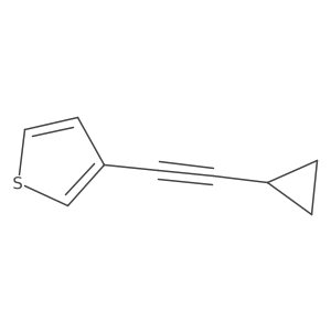 3-(2-Cyclopropylethynyl)thiophene Structure