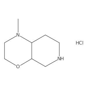 1-Methyloctahydro-1H-pyrido[3,4-B][1,4]oxazine hcl Structure