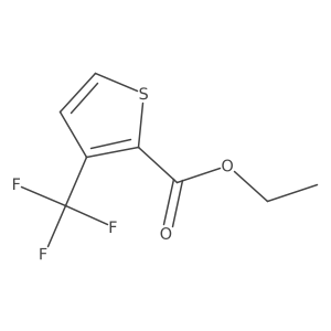 Ethyl 3-(trifluoromethyl)thiophene-2-carboxylate Structure
