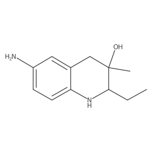 6-Amino-2-ethyl-3-methyl-1,2,3,4-tetrahydroquinolin-3-ol Structure