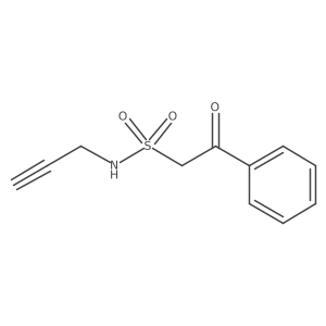 2-oxo-2-phenyl-N-(prop-2-yn-1-yl)ethane-1-sulfonamide Structure