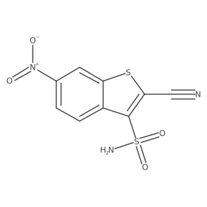2-Cyano-6-nitro-1-benzothiophene-3-sulfonamide Structure