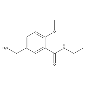 5-(aminomethyl)-N-ethyl-2-methoxybenzamide Structure