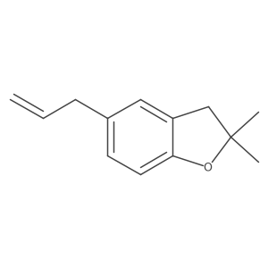 2,2-Dimethyl-5-(prop-2-en-1-yl)-2,3-dihydro-1-benzofuran Structure
