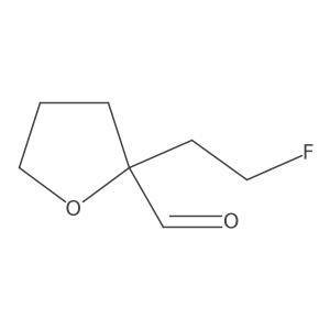 2-(2-Fluoroethyl)oxolane-2-carbaldehyde Structure