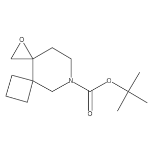 tert-Butyl 1-oxa-9-azadispiro[2.0.34.43]undecane-9-carboxylate Structure