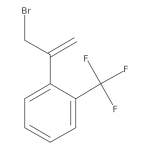 1-(3-Bromoprop-1-en-2-yl)-2-(trifluoromethyl)benzene结构式